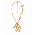 Blush Glam Charm Necklace