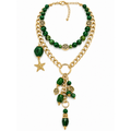 Emerald Coast Layered Charm Necklace