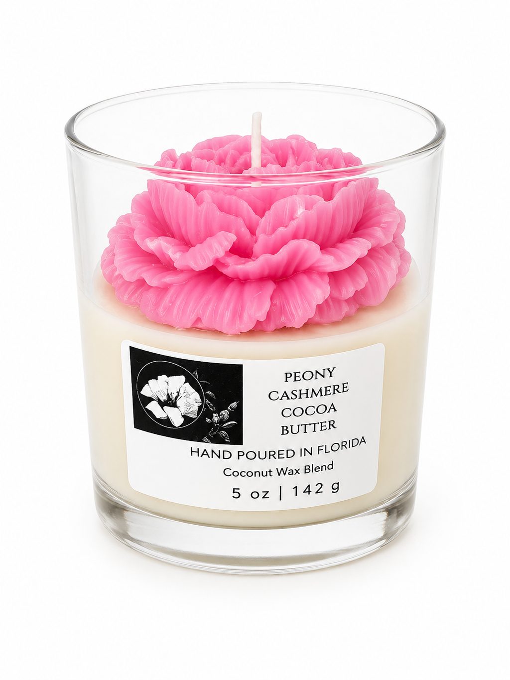 Peony Flower Fragrance Candle