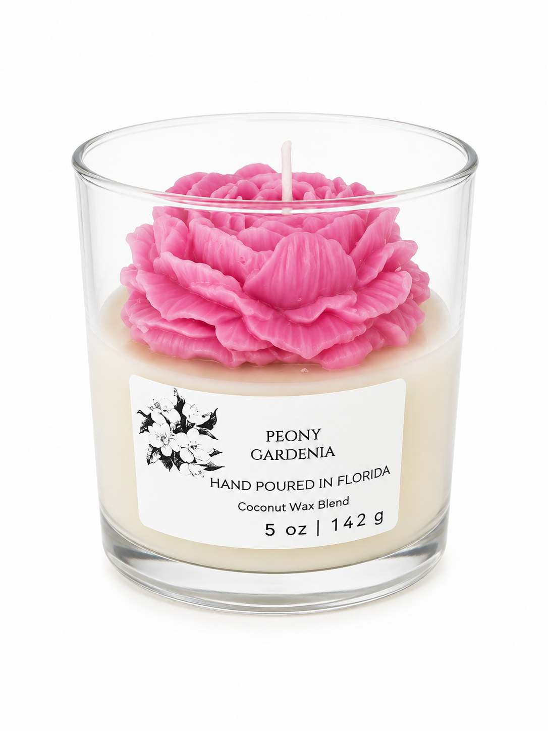 Peony Flower Fragrance Candle