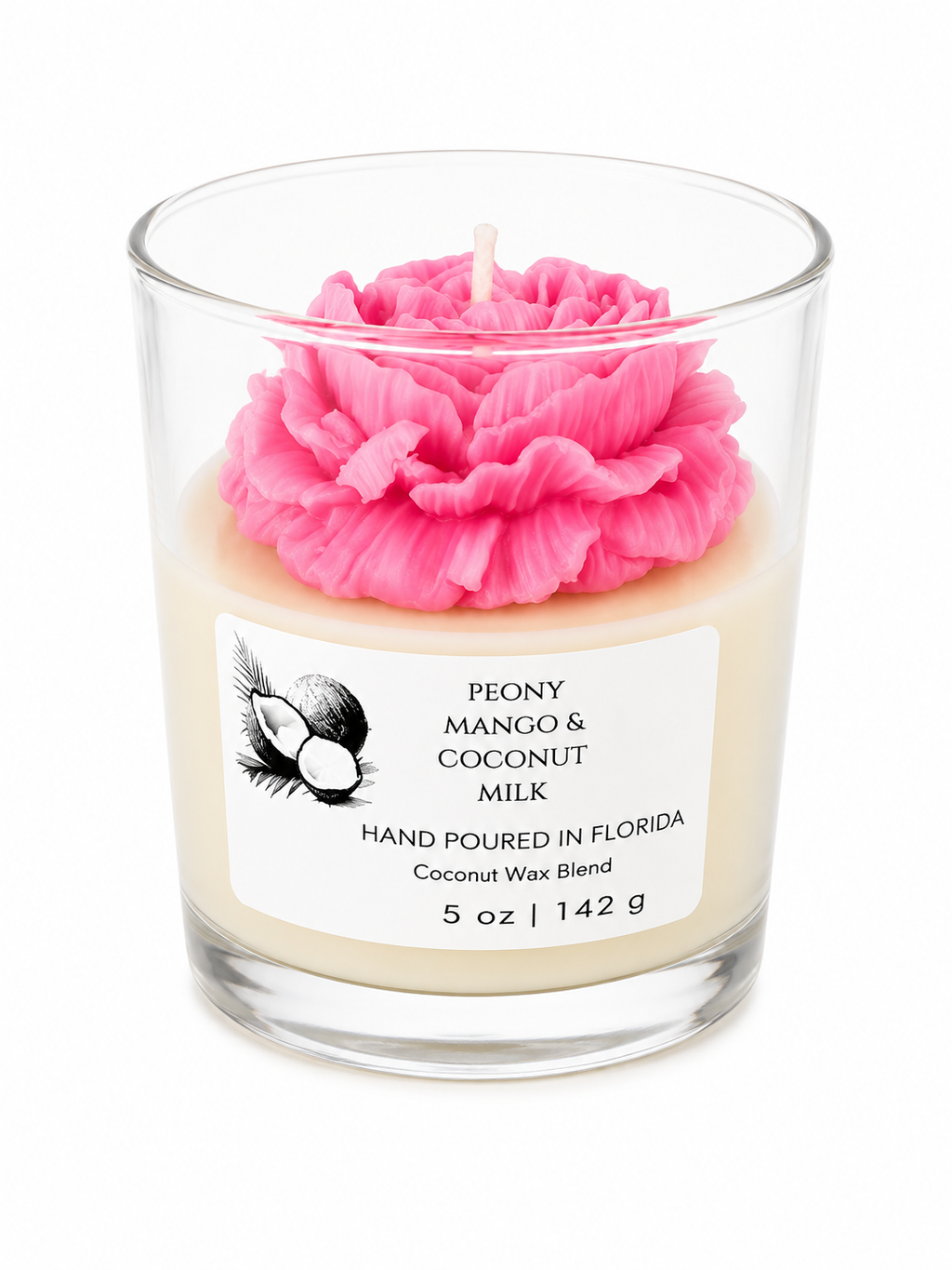 Peony Flower Fragrance Candle