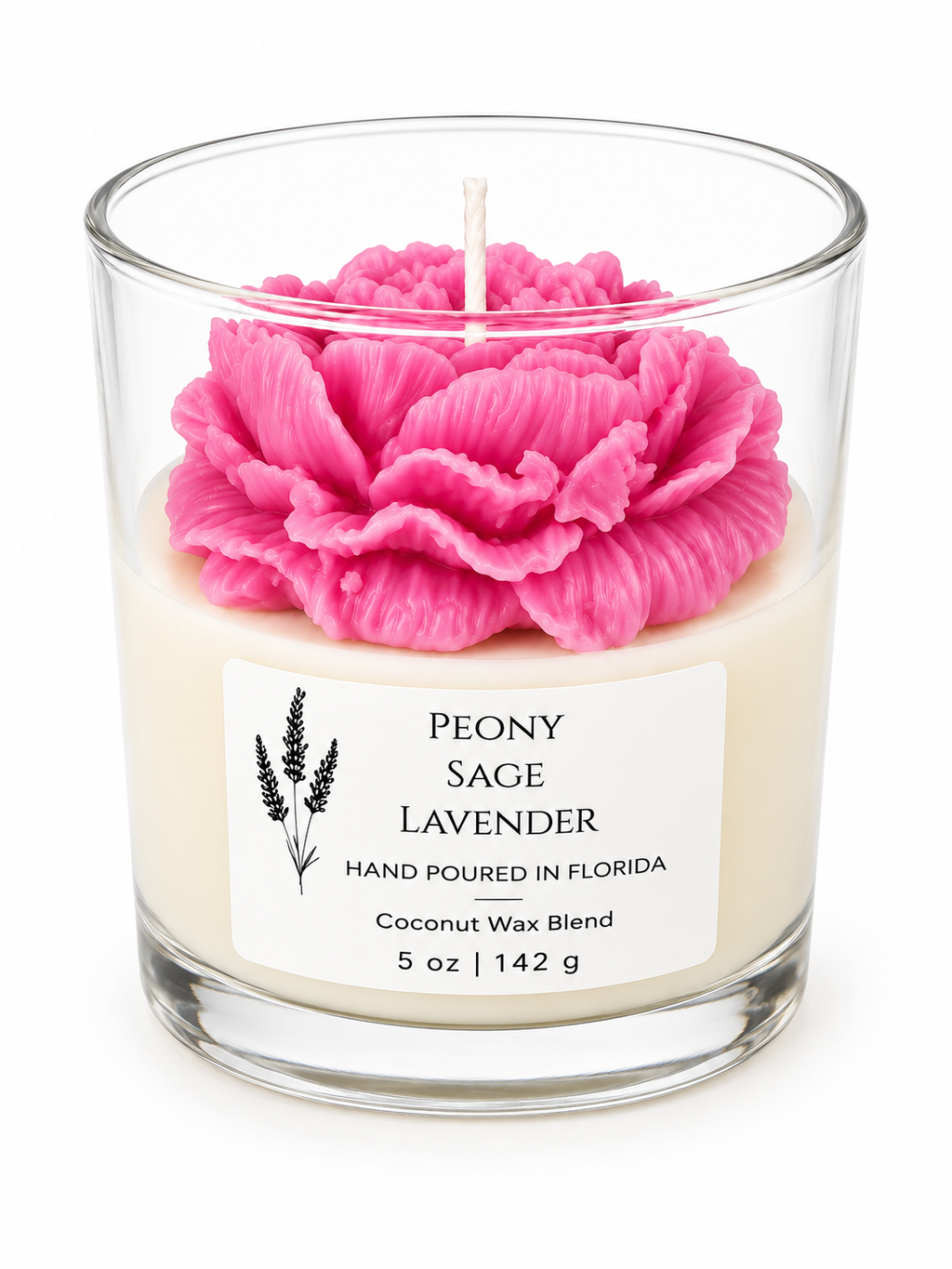 Peony Flower Fragrance Candle