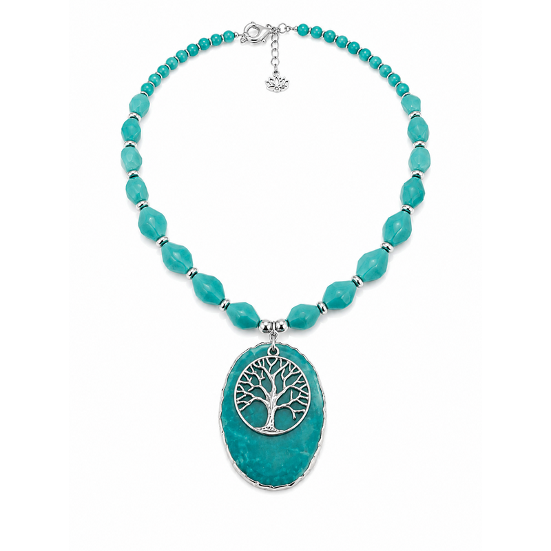 Tree of Life Turquoise Necklace